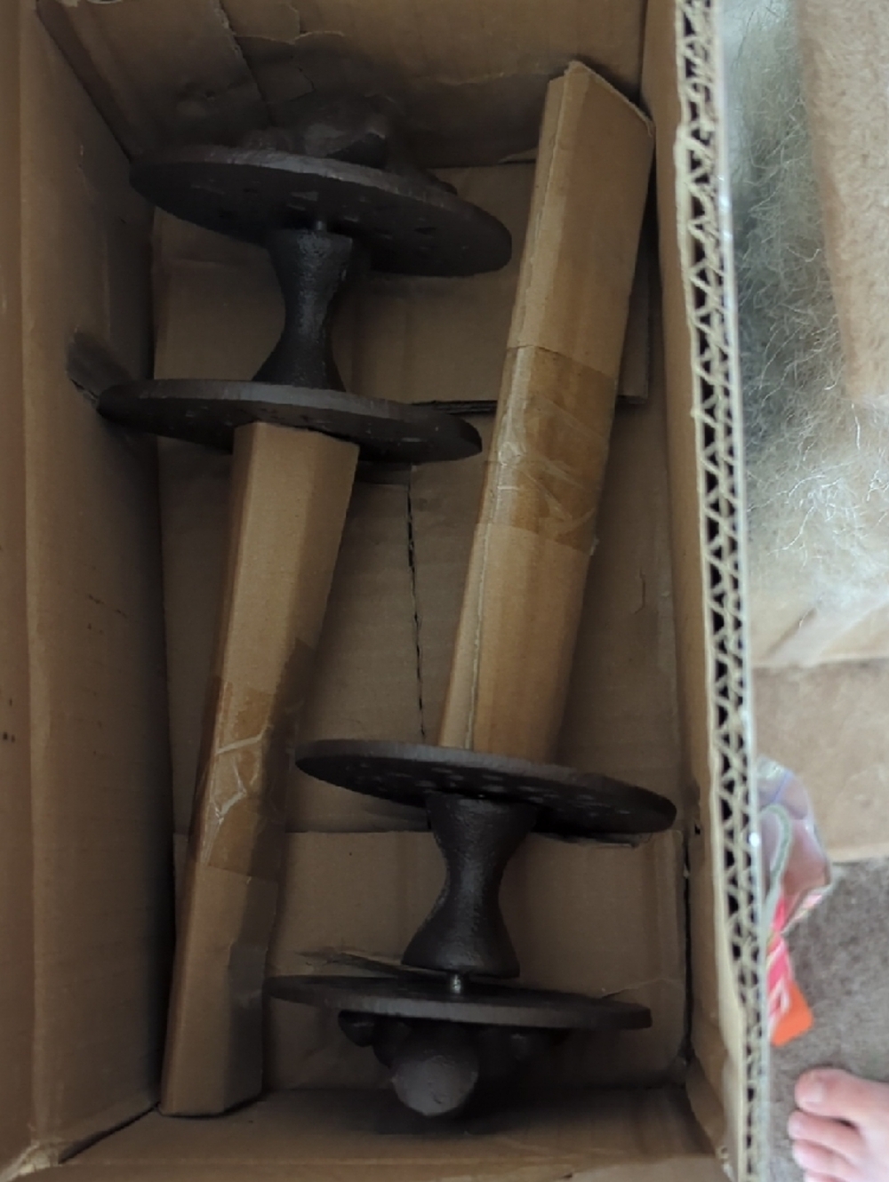 Source Unknown Brown Cast Iron Turtle Garden Hose Guide Stakes - Set of 2